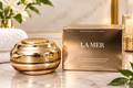 La Mer The Concentrated Night Balm in a luxurious gold-colored jar with matching gold packaging, 50ml / 1.7 oz.
