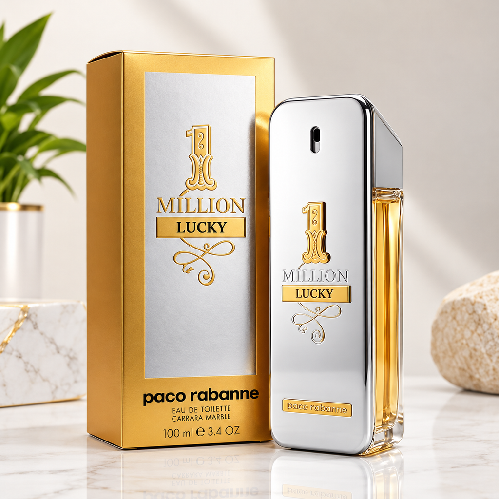 Paco Rabanne 1 Million Lucky Eau de Toilette for Men – 3.4 fl oz (100 ml)