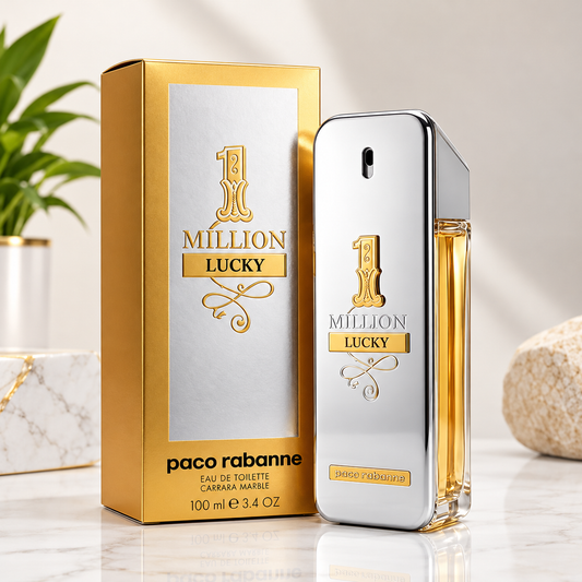 Paco Rabanne 1 Million Lucky Eau de Toilette for Men – 3.4 fl oz (100 ml)
